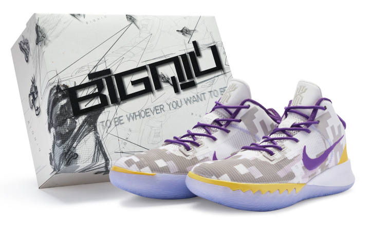 Nike Nike Flytrap 4 811 Manufacturing, Digital Purple Gold Camouflage, Special Shoe Box Slip Resistant Abrasion Resistant
