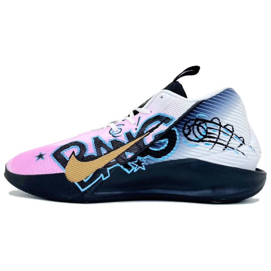 Nike Nike G.T. Jump Academy Rhapsody, Neon Xingji Mid top Basketball Shoes Men's Pink Black
