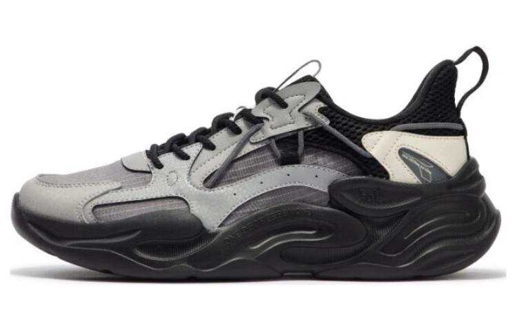 361° Surge Collection Cushioning, Wear Resistant Low top Chunky Sneakers Men's White Black