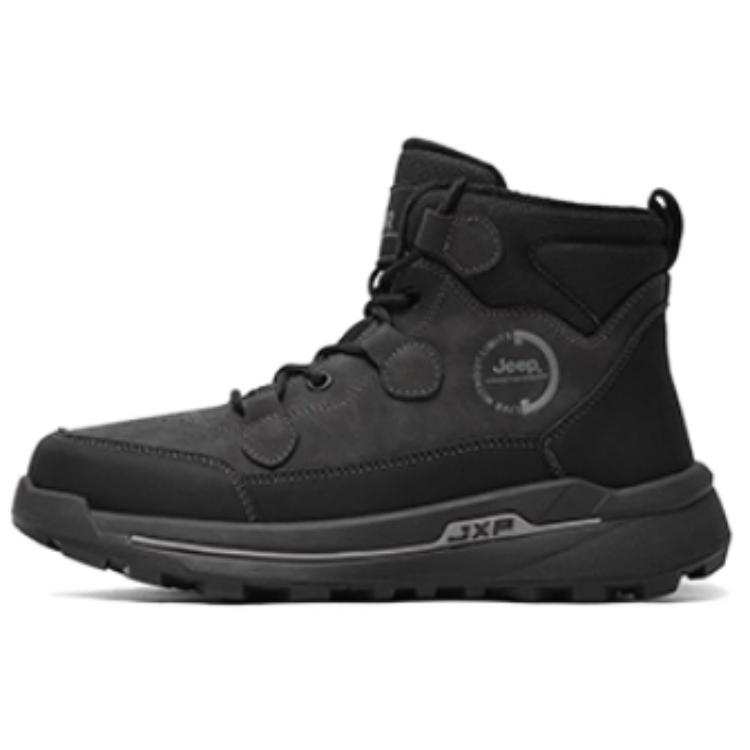 Jeep Mountaineering & Hiking Shoes Men's High Top Black, Brown