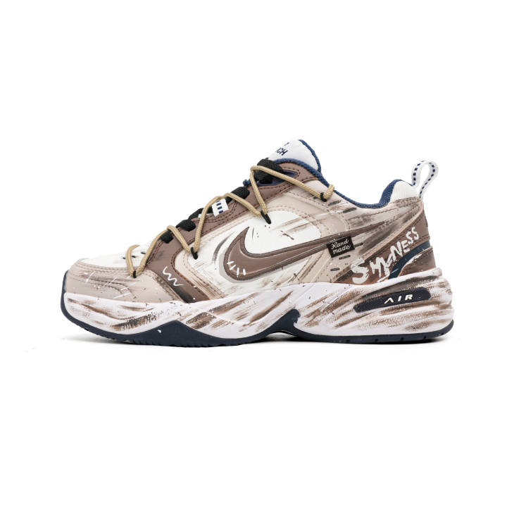 Nike Nike Air Monarch 4 Maillard Style Abrasion Resistant Low top Chunky Sneakers Unisex Brown