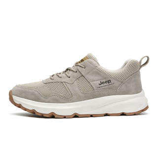 Jeep Leather, Textile Athleisure Low top Mountaineering Hiking Shoes Men's