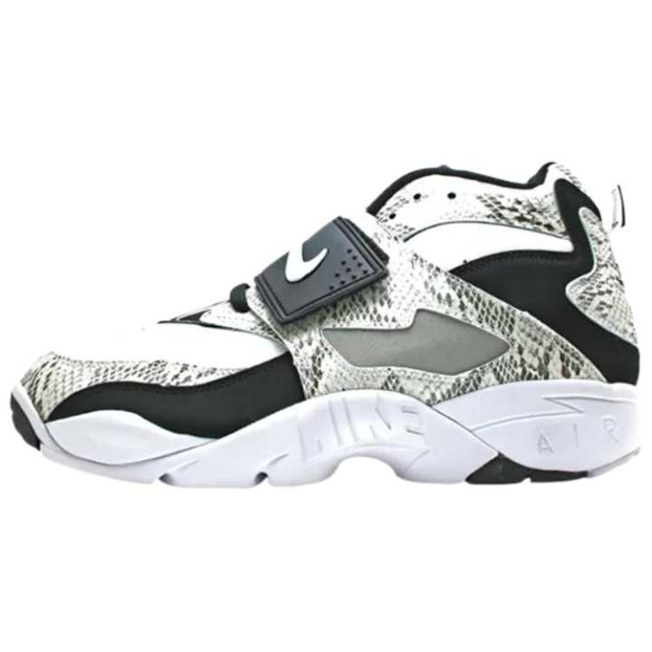 Nike Nike Air Diamond Turf Abrasion Resistant Mid top Basketball Shoes Men's Black White