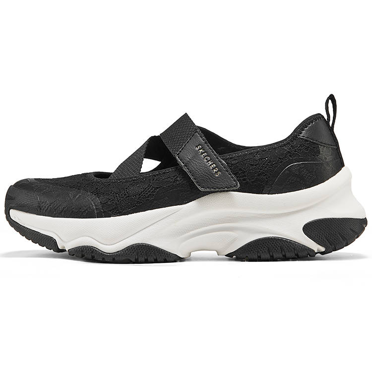 Skechers Platform Mary Jane Shoes Women's Black