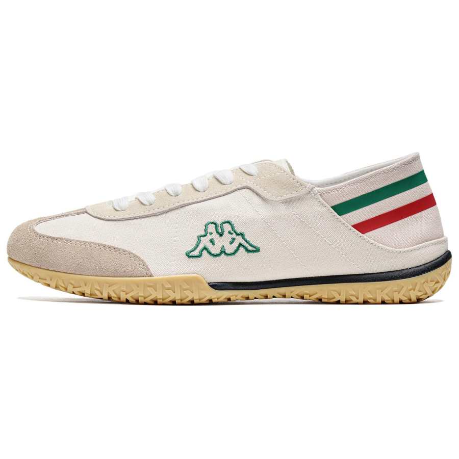 Kappa Slip Resistant Abrasion Resistant Low top Canvas Shoes Unisex White