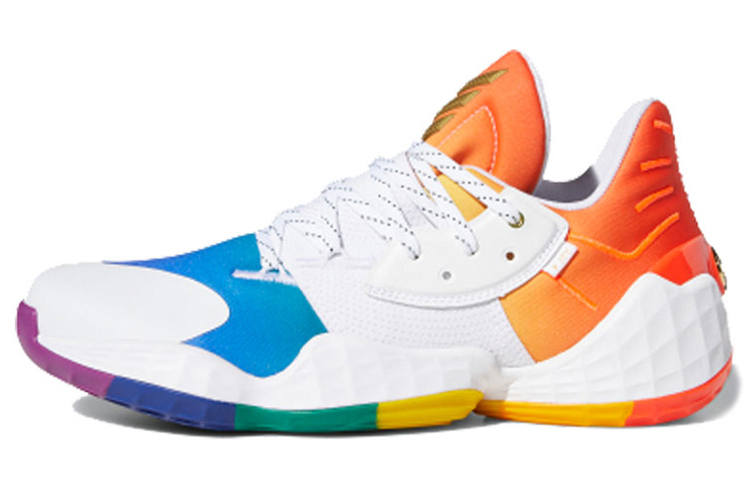 Adidas Adidas Harden Vol. 4 Cushioning Abrasion Resistant Low top Performance Basketball Shoes Men's