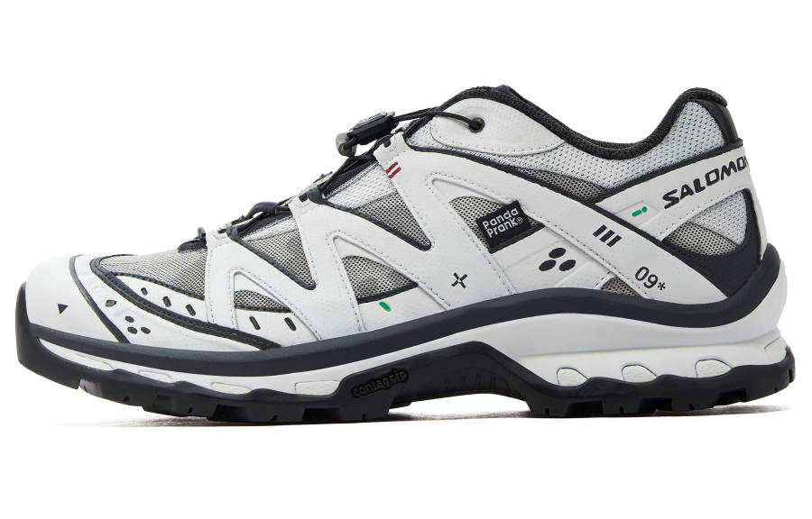 SALOMON XT Quest Slip Resistant Abrasion Resistant Low top Hiking Shoes Unisex Black White