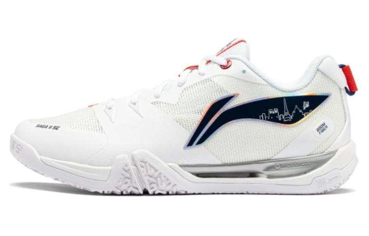 Li-Ning Li Ning Saga II SE Low top Badminton Shoes Unisex White