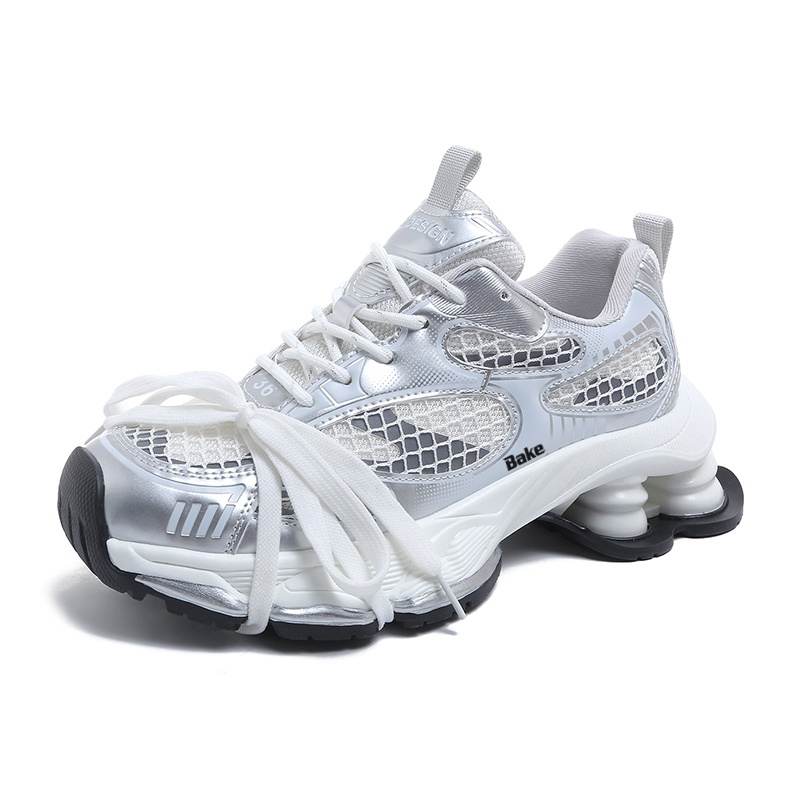 BAKE Breathable Lightweight Height Increasing Low top Chunky Sneakers Women's