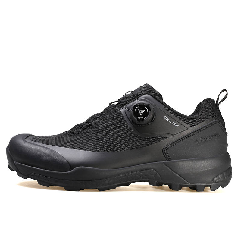 HUMTTO Mountaineering & Hiking Shoes Men's Low Top Black/Dark Gray/Dark Blue/Dark Purple