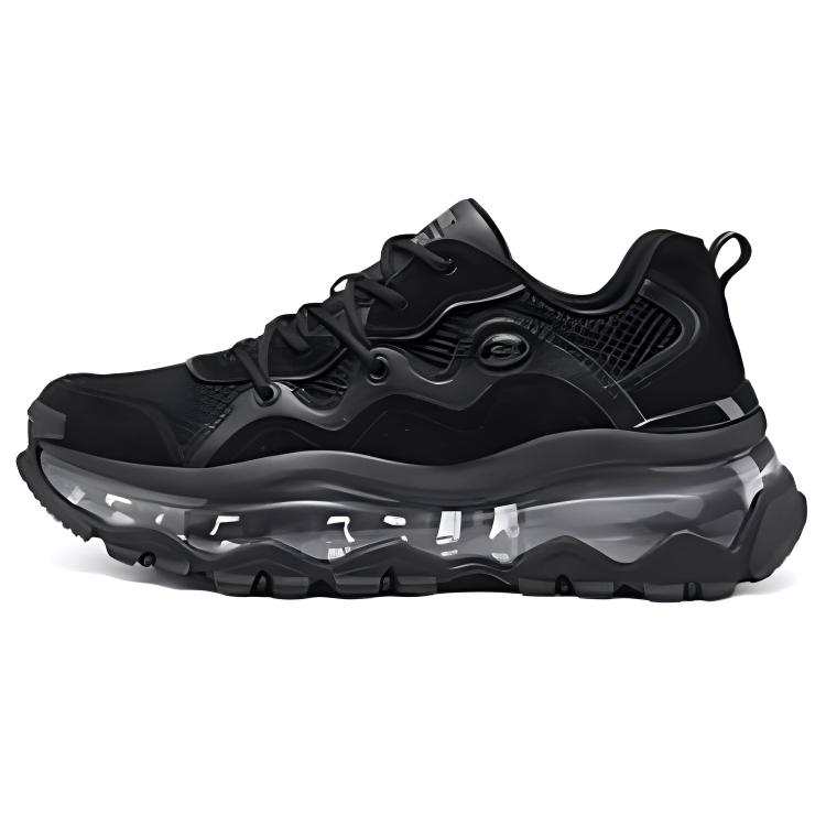 Skechers Street Blo Textile, Synthetic Leather, Split Cow Leather Comfortable And Breathable Abrasion Resistant Low top