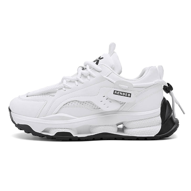 RENBEN Slip Resistant Height Increasing Abrasion Resistant Low top Chunky Sneakers Men's