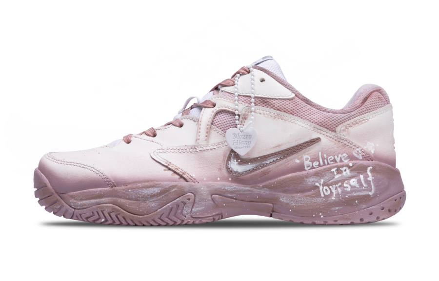Nike Nike Court Lite Love Confession Rose Synthetic Leather Abrasion Resistant Abrasion Resistant Low top Tennis Shoes