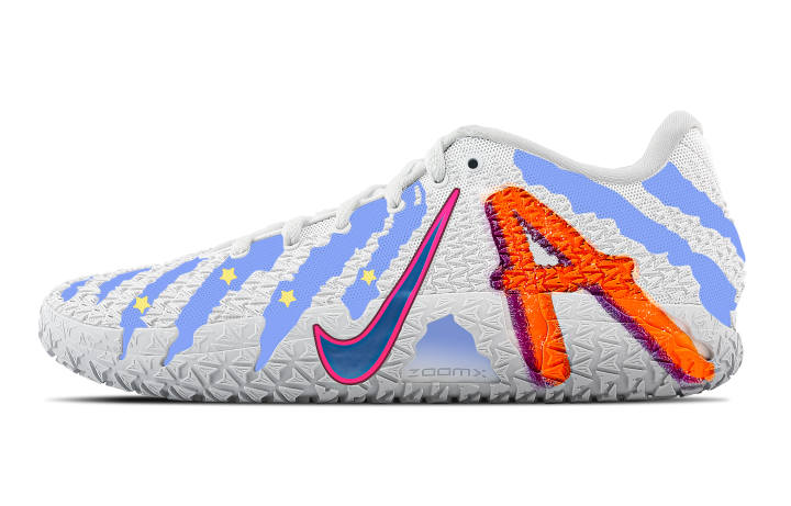 Nike Nike Ja Morant 3 Stars Abrasion Resistant Low top Basketball Shoes Unisex Blue White