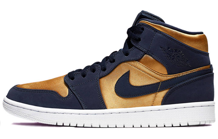Jordan Jordan 1 Mid Obsidian Desert Ochre