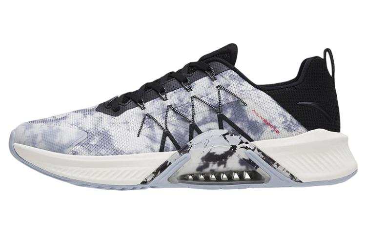 Anta Wuer Tai Shan 2 Cushioning Slip Resistant Abrasion Resistant Low top Training Shoes Men's White Black