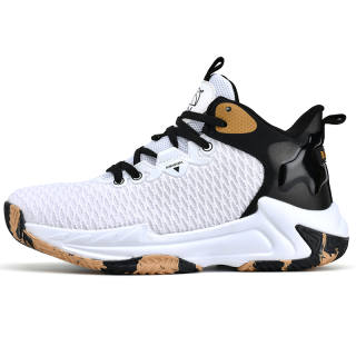 BEITA Fabric Cushioning Abrasion Resistant Breathable Slip Resistant High top Basketball Shoes Men's