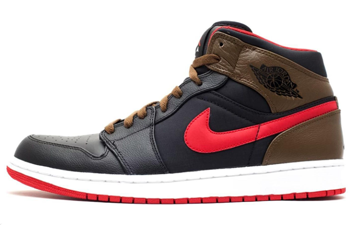 Jordan Jordan 1 Phat Black Red Olive