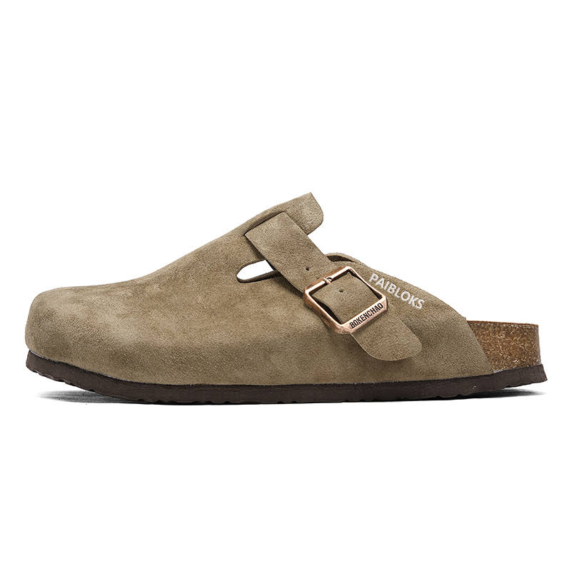 PAIBLOKS Quiet Slip Resistant Abrasion Resistant Closed Toe Slippers Unisex