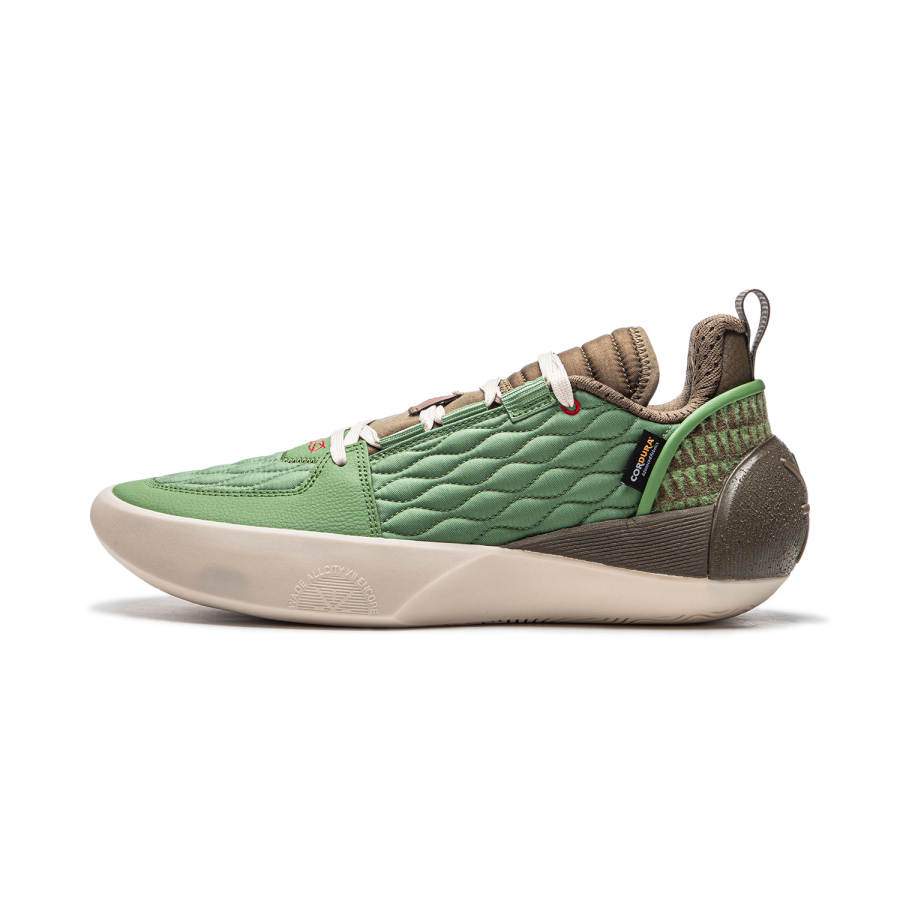 Li-Ning Li Ning All City 12 Encore Low top Basketball Shoes Men's Stone Moss Green