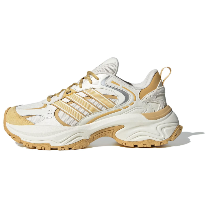 Adidas Adidas Slip Resistant Abrasion Resistant Low top Chunky Sneakers Unisex White Yellow