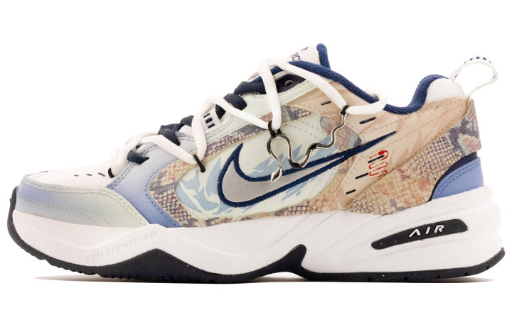 Nike Nike Air Monarch 4 Textile, Synthetic Leather, Split Cow Leather Slip Resistant, Abrasion Resistant, Height Increasing