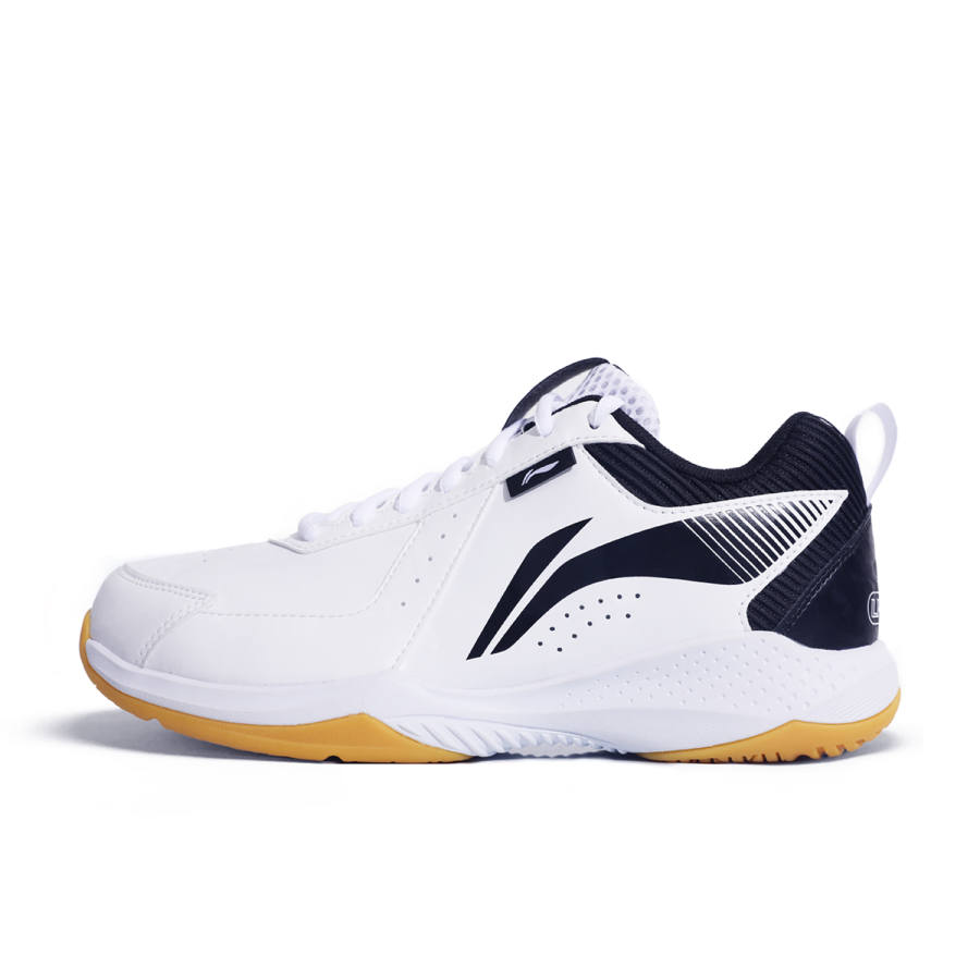 Li-Ning Li Ning Ace Cushioning Slip Resistant Coverage Low top Badminton Shoes Unisex White Black