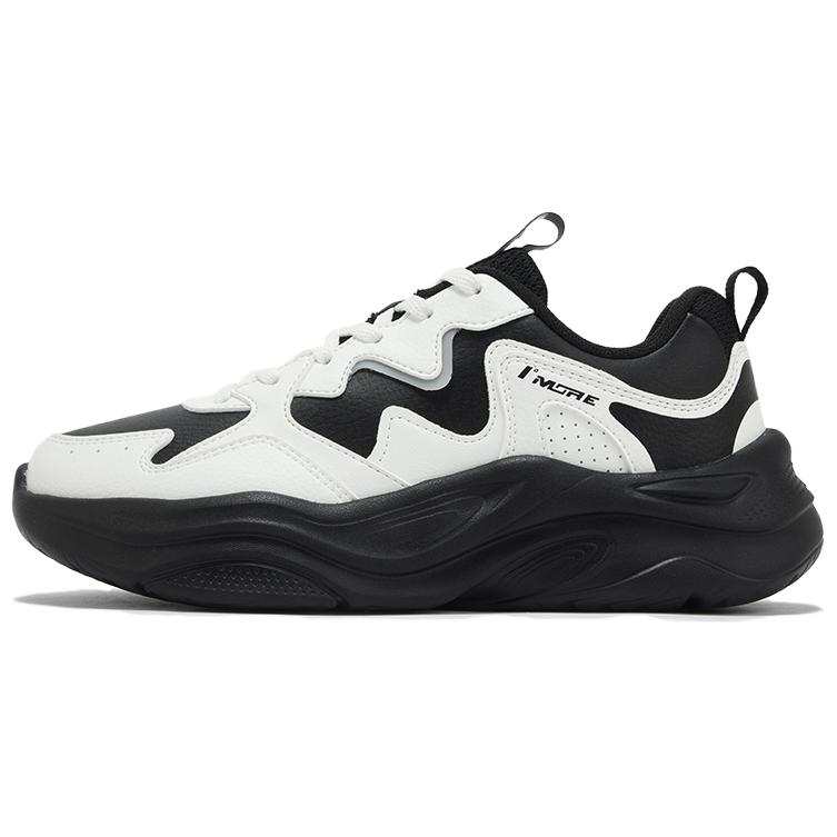 361° Life Collection Low top Chunky Sneakers Women's Feather White Obsidian Black