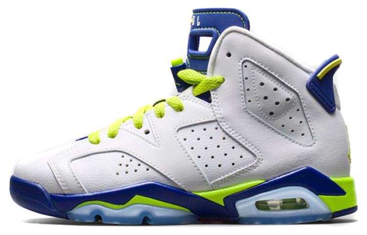 Jordan Jordan Air Jordan 6 Retro Fierce Green Leather Cushioning Slip Resistant Cushioning Slip Resistant High top