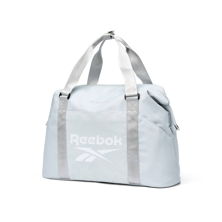 Reebok Fabric Travel Bag Unisex Light Blue/Khaki/Light Gray