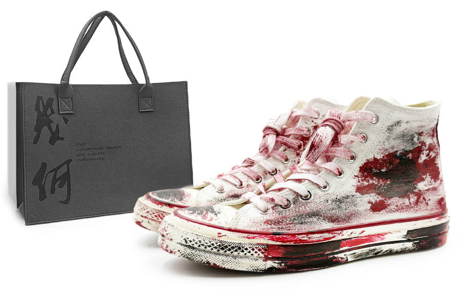 Converse Chunck 70 Chuck Taylor Abrasion Resistant High top Canvas Shoes Unisex White Red Black
