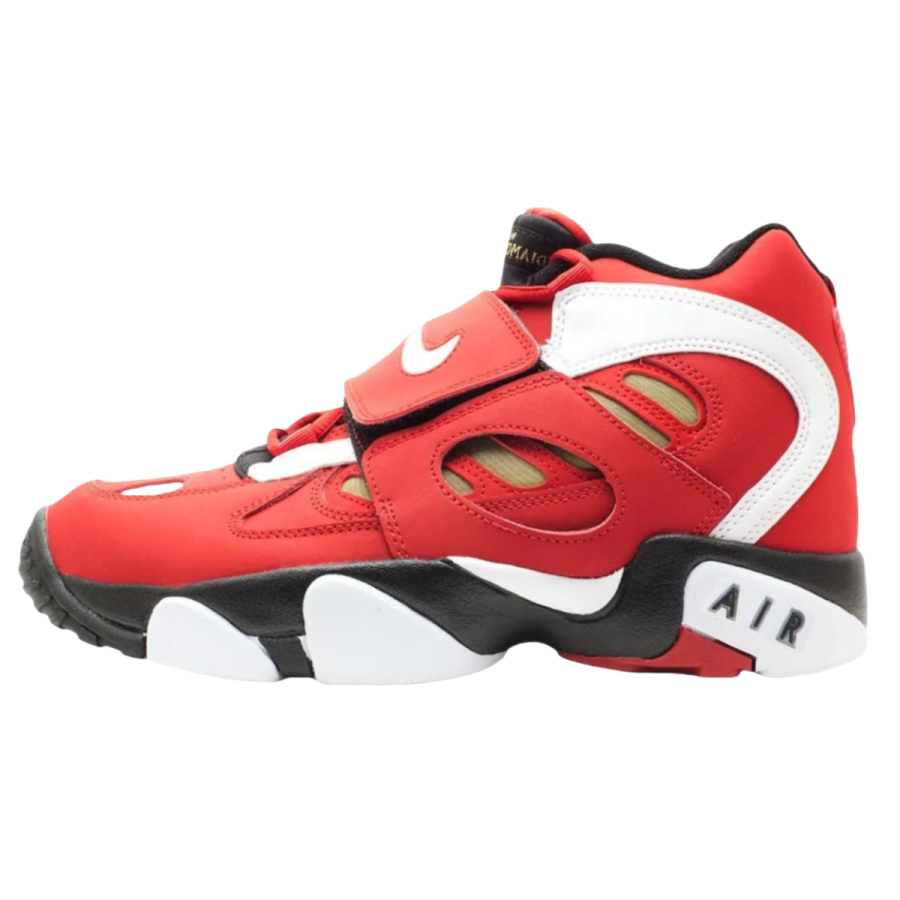 Nike Nike Air Diamond Turf 2 Mid top Basketball Shoes Unisex Red White