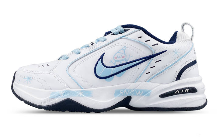 Nike Nike Air Monarch 4 Slip Resistant Low top Chunky Sneakers Men's White