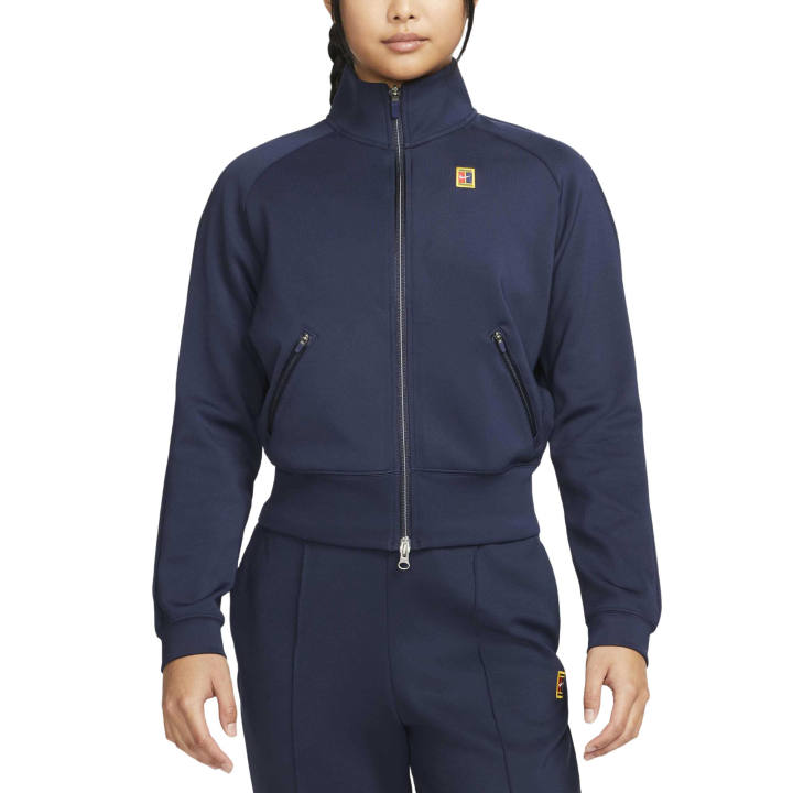 Nike Nike Court Jackets Women's Obsidian/White Stand Collar Moderate Other
