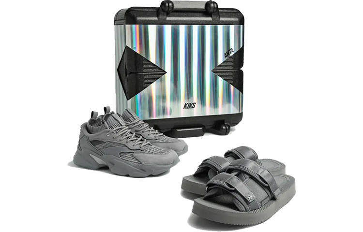 ANTA ANTA Chunky Sneakers Men's Mid Top Gray