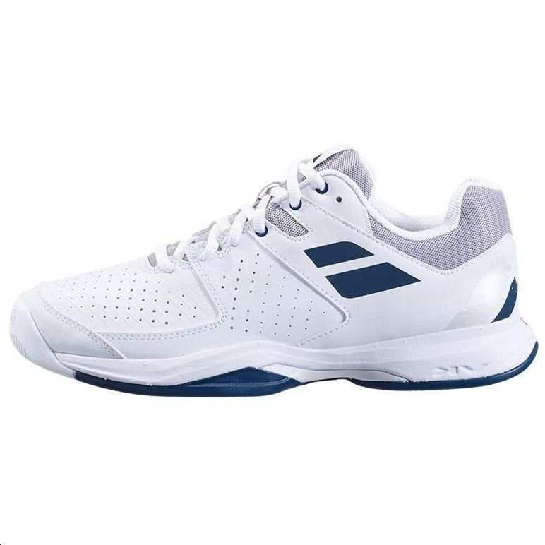Babolat Abrasion Resistant Low top Tennis Shoes Men's White