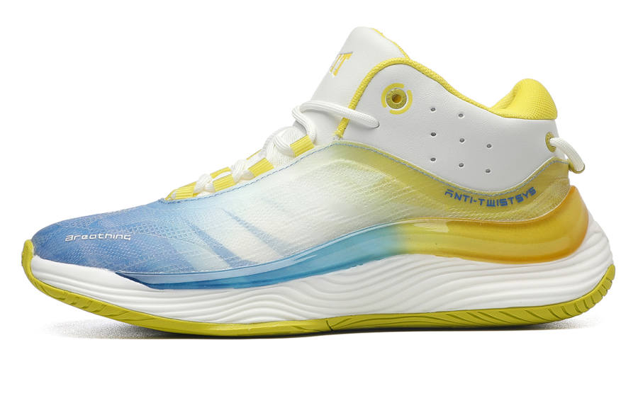 VOIT Basketball Shoes Unisex Low Top Orange Blue