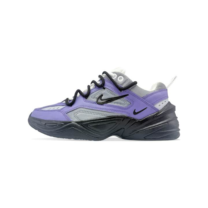 Nike Nike M2K Tekno Night Purple Mango Abrasion Resistant Abrasion Resistant Low top Chunky Sneakers Women's Black Purple