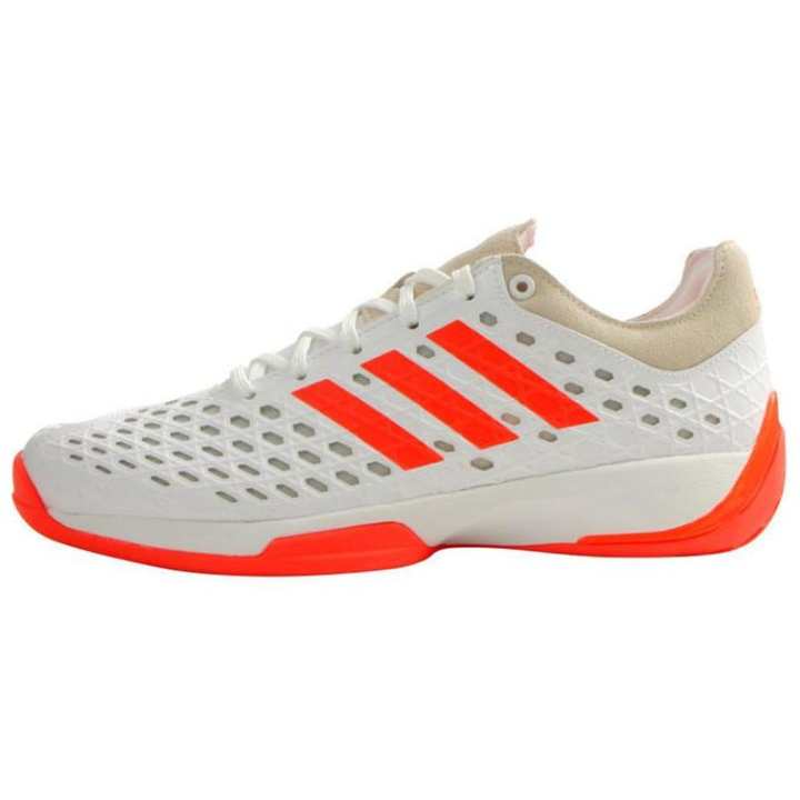 Adidas Adidas Slip Resistant Abrasion Resistant Slip Resistant Abrasion Resistant Low top Training Shoes Unisex White Orange