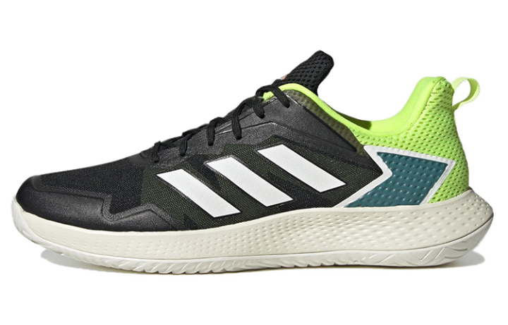 Adidas Adidas Defiant Speed Tennis Shoes 'Core Black Cloud White Lucid Lemon'