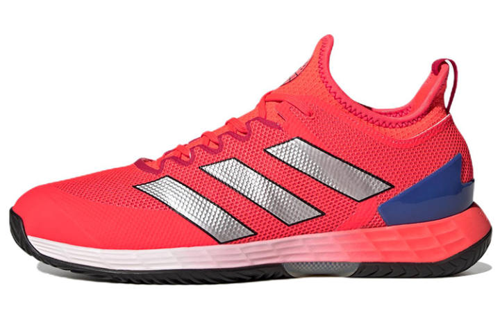 Adidas Adidas Adizero Ubersonic 4 Solar Red Silver Metallic Lucid Blue