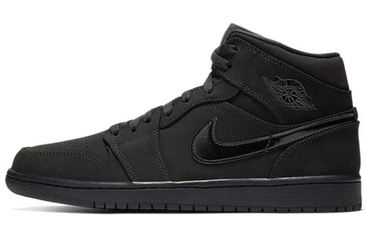 Jordan Jordan 1 Mid Triple Black 2020