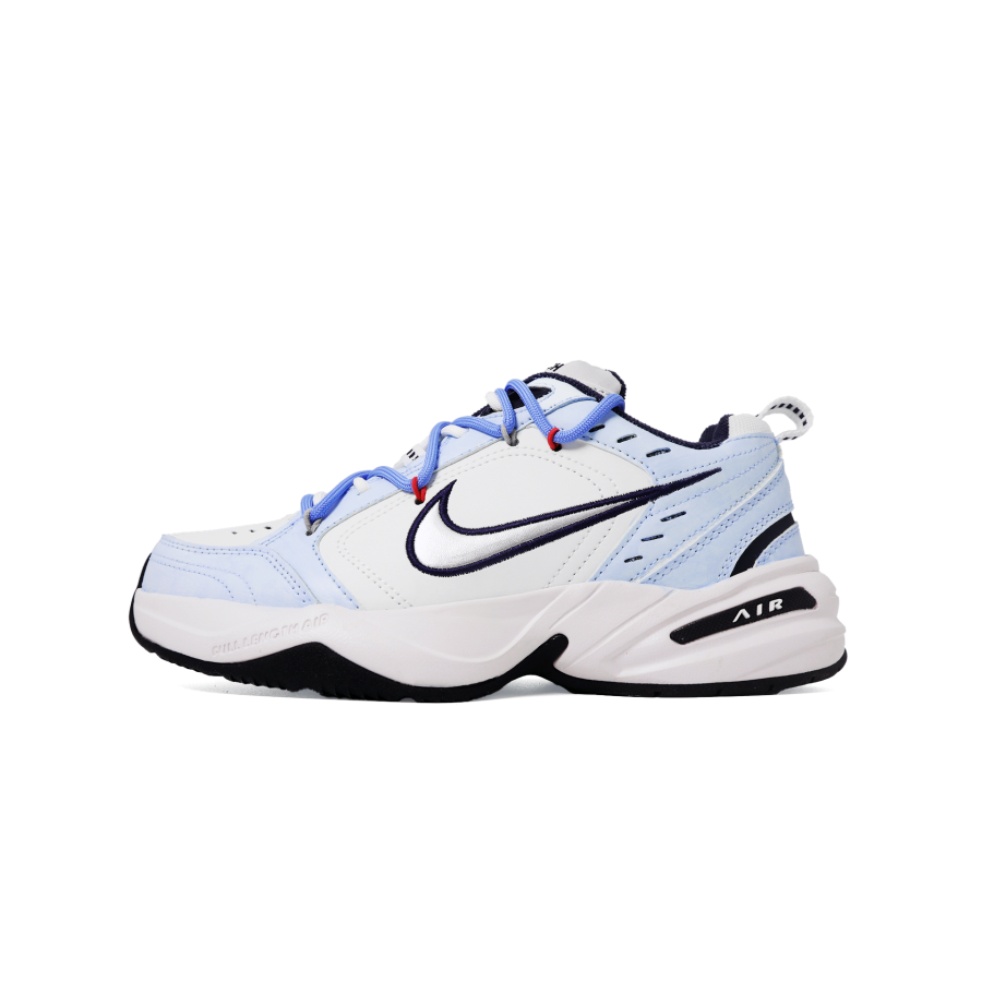 Nike Nike Air Monarch 4 Light Summer Blue Cow Split Leather Cushioning Abrasion Resistant Cushioning, Wear Resistant Low top