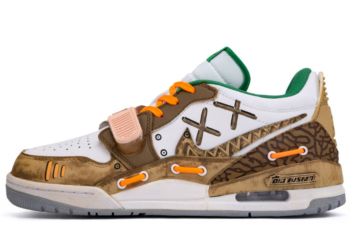 Jordan Jordan Legacy 312 Da Vinci Custom, Domination Cushioning Slip Resistant Cushioning Slip Resistant Low top