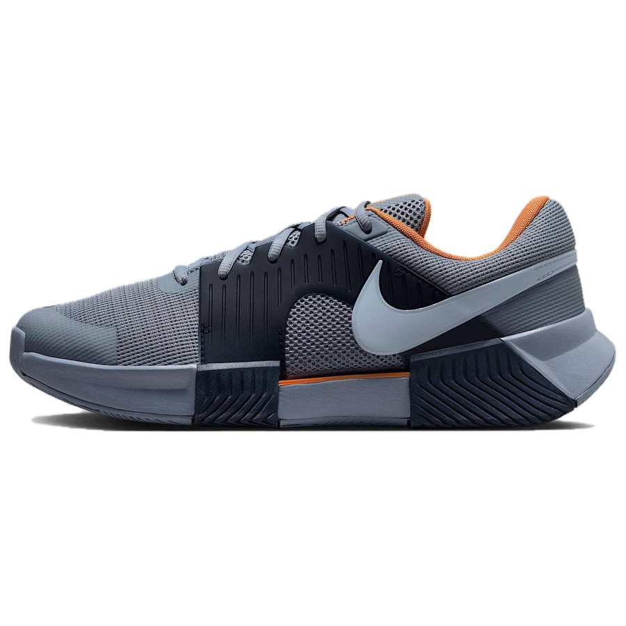 Nike Nike Zoom GP Challenge 1 Comfortable Abrasion Resistant Abrasion Resistant Low top Tennis Shoes Men's Gray Black