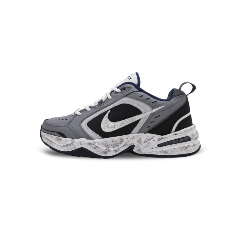 Nike Nike Air Monarch 4 White Navy Ash Low top Chunky Sneakers Unisex Gray