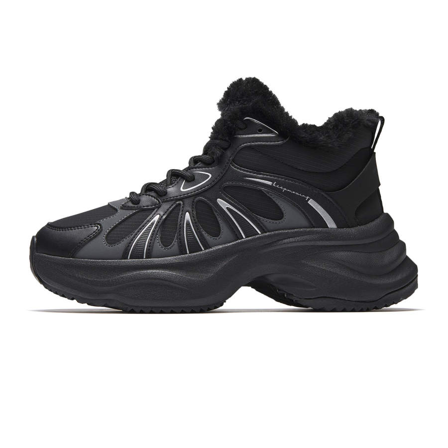 Anta Butterfly Wings Synthetic Leather Mid top Insulated Shoes Women's