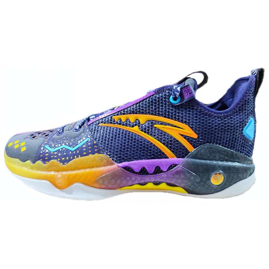 Anta Shock Wave 5 Pro Agile, Irving Agile Cushioning Slip Resistant Abrasion Resistant Mid top Basketball Shoes Men's