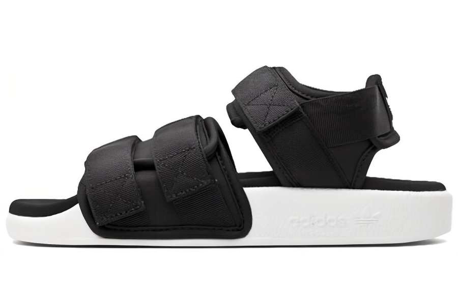 Adidas Originals Adilette 2.0 'Black White' Women's