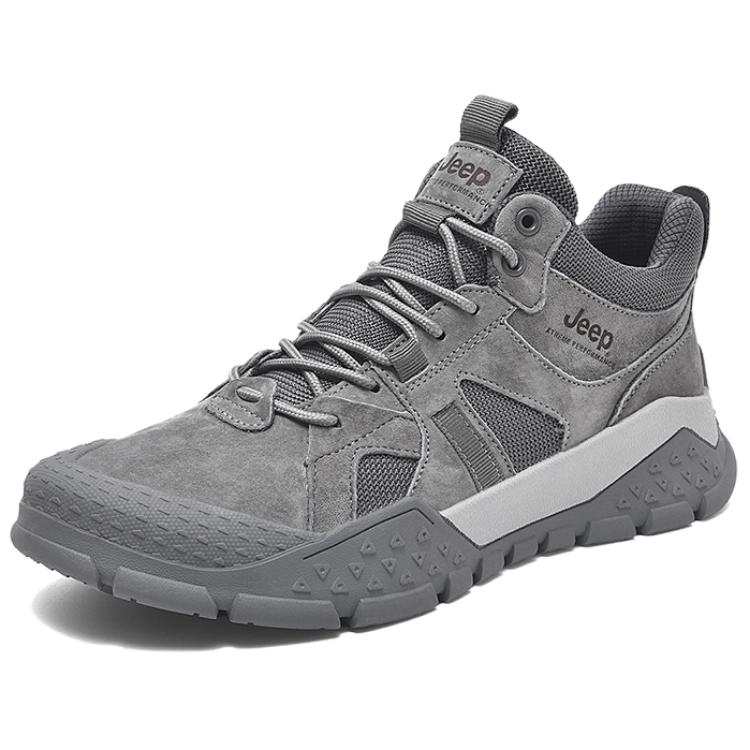 Jeep Abrasion Resistant Low top Hiking Shoes Men's Gray